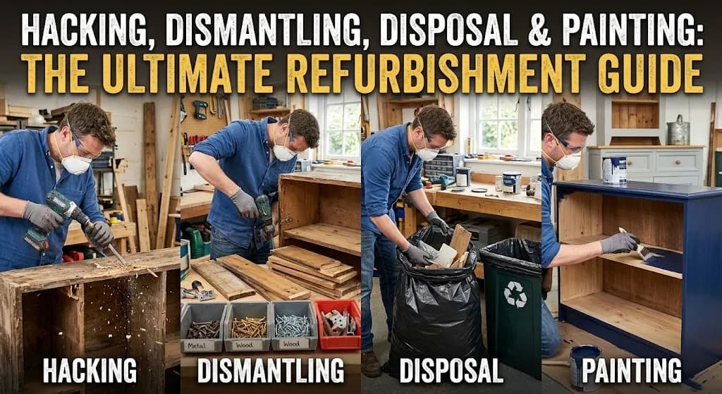 Hacking, Dismantling, Disposal & Painting: The Ultimate Refurbishment Guide